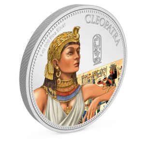2023 Women in History Cleopatra Silver Coin Obverse