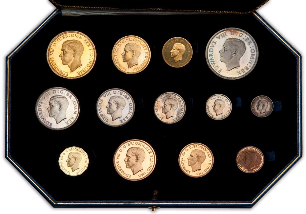 Rare 1937 Edward VIII Proof Set in Tyrant Collection Exhibit at ANA Pittsburgh Convention 1