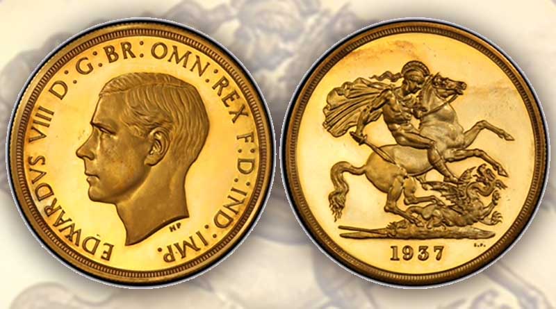 Rare 1937 Edward VIII Proof Set in Tyrant Collection Exhibit at ANA Pittsburgh Convention