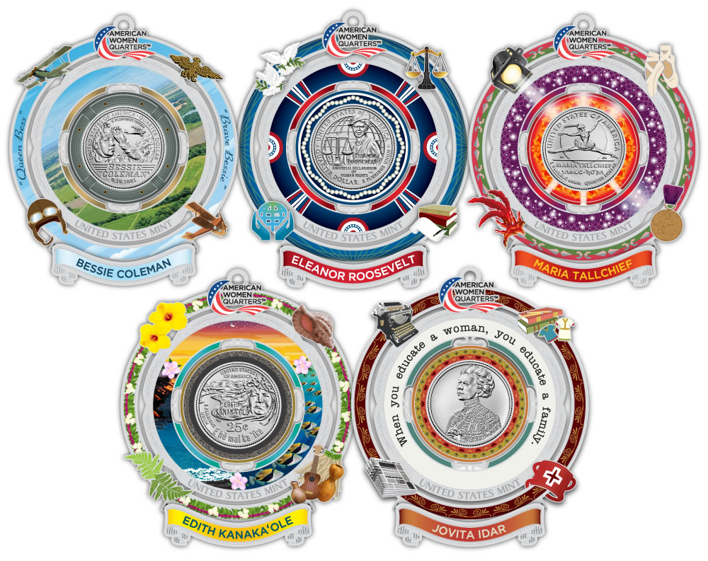 US-Mint-2023-American-Women-Quarters-Ornaments