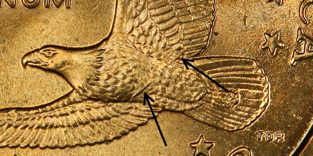 Sacagawea Wounded Eagle Dollar