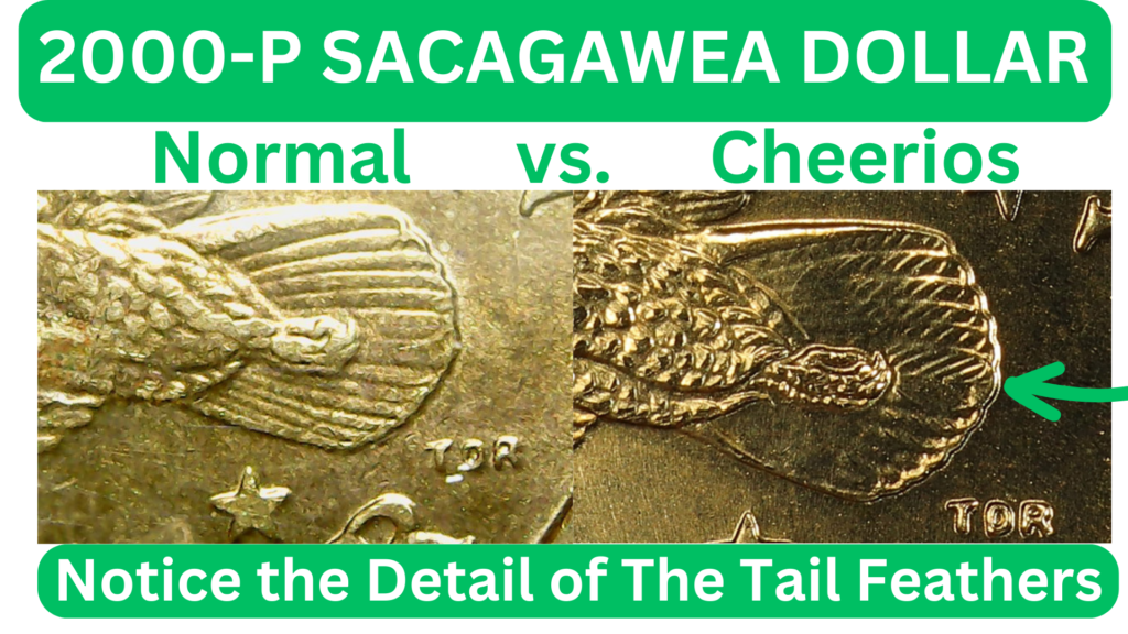 Normal Sacagawea vs. Cheerios Sacagawea