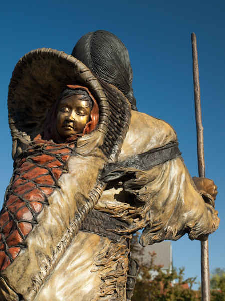 Sacagawea and Jean Baptiste Statue
